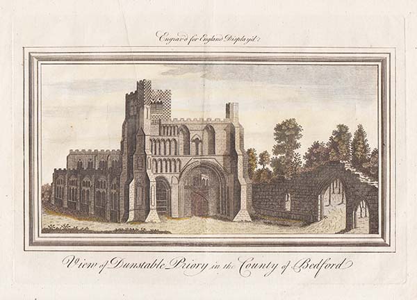 View of Dunstable Priory in the County of Bedford
