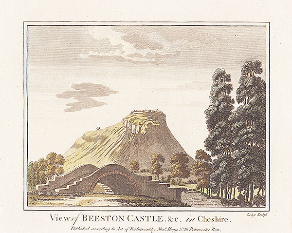 View of Beeston Castle &c in Cheshire