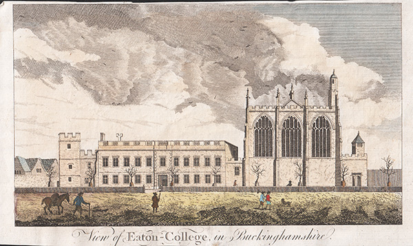 View of Eaton College in Buckinghamshire 