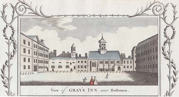 View of Gray's Inn near Holbourn