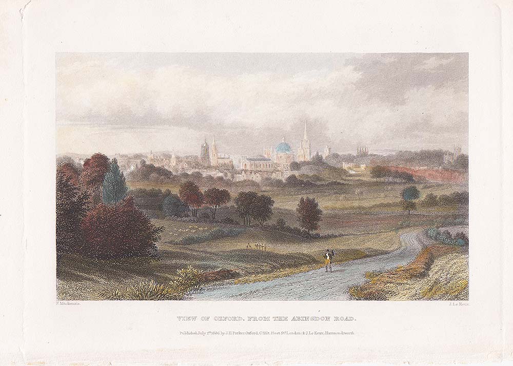 View of Oxford, from the Abingdon Road.
