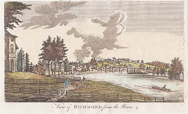 View of Richmond from the river 