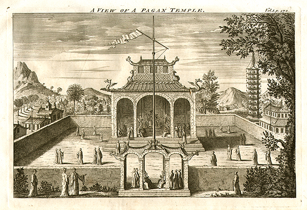A View of a Pagan Temple