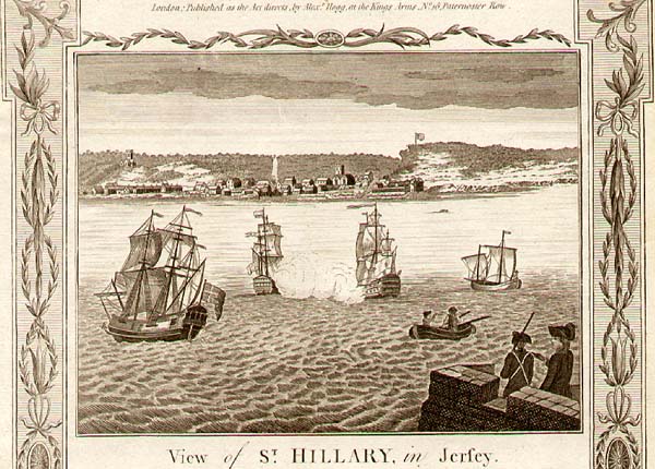 View of St Hillary in Jersey