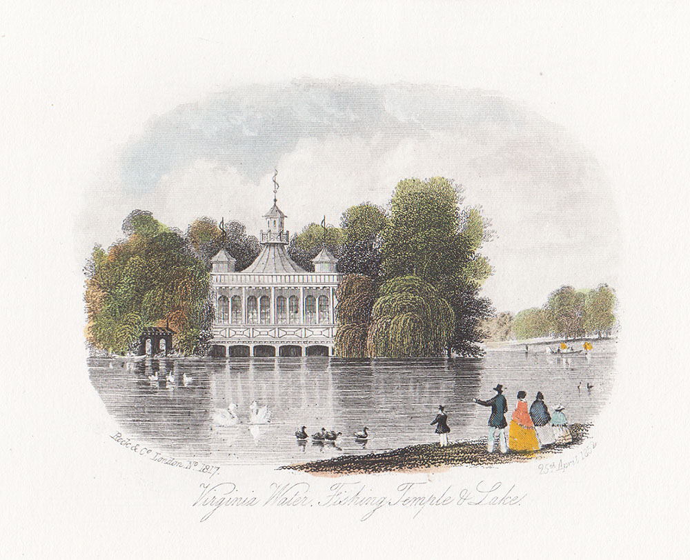 Virginia Water, Fishing Temple and Lake.