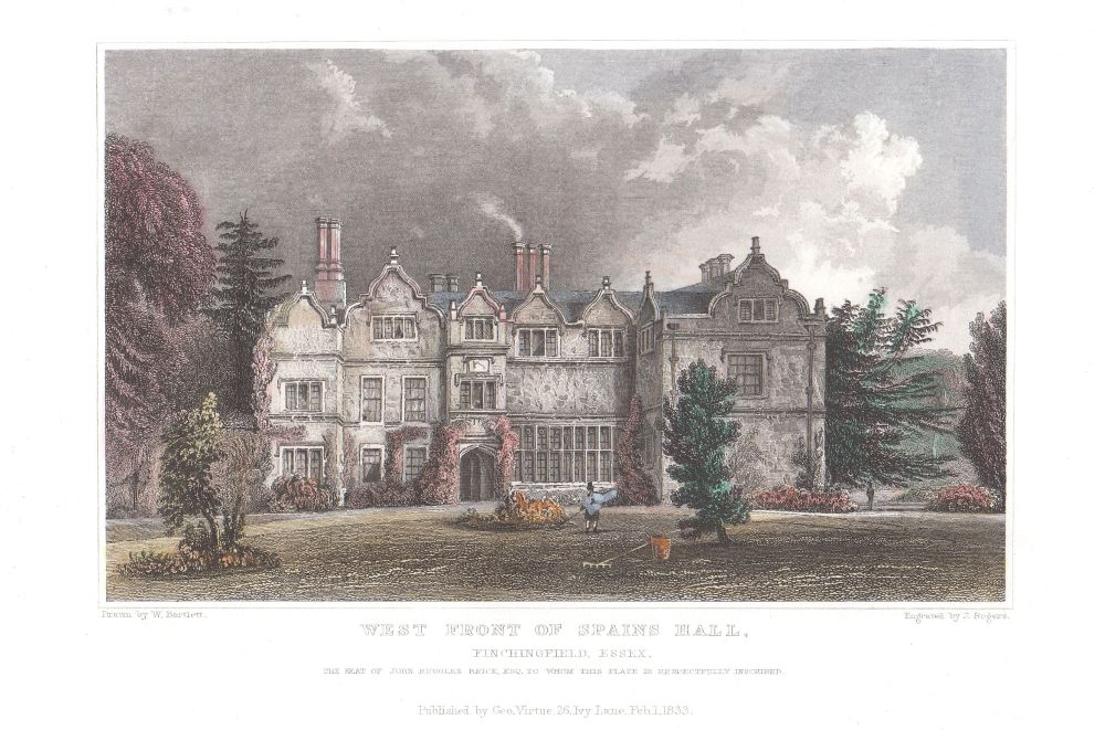 West Front of Spains Hall, Finchingfield, Essex.....