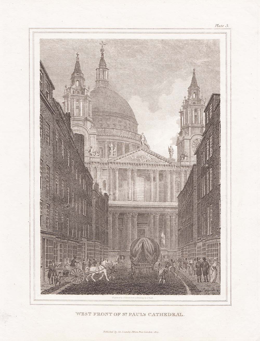 West Front of St. Paul's Cathedral.
