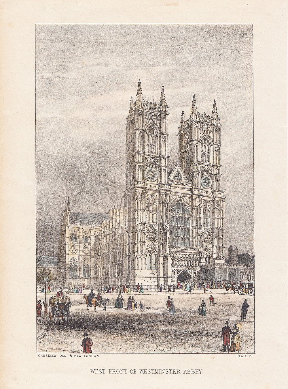 West Front of Westminster Abbey.