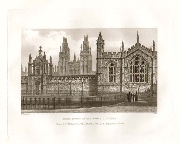 West Front of All Souls College