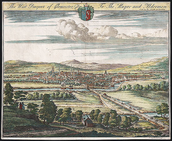 The West Prospect of Gloucester City