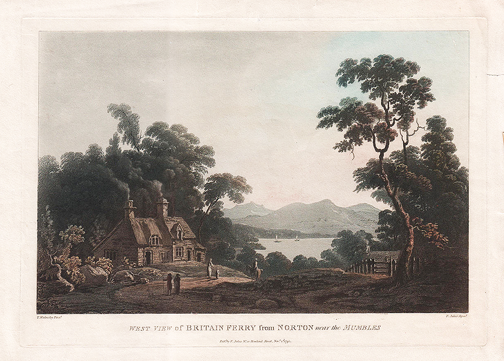 West View of Britain Ferry from Norton near the Mumbles.