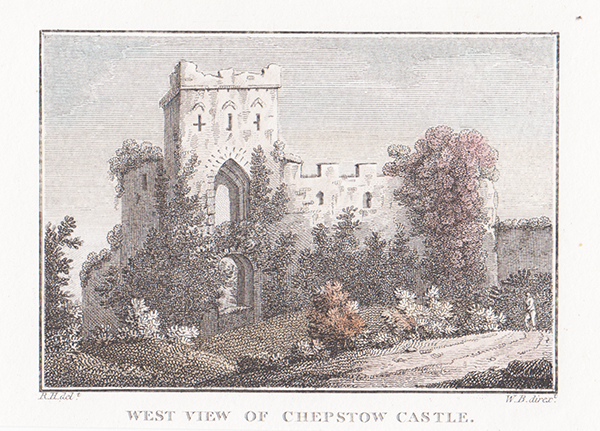 West View of Chepstow Castle
