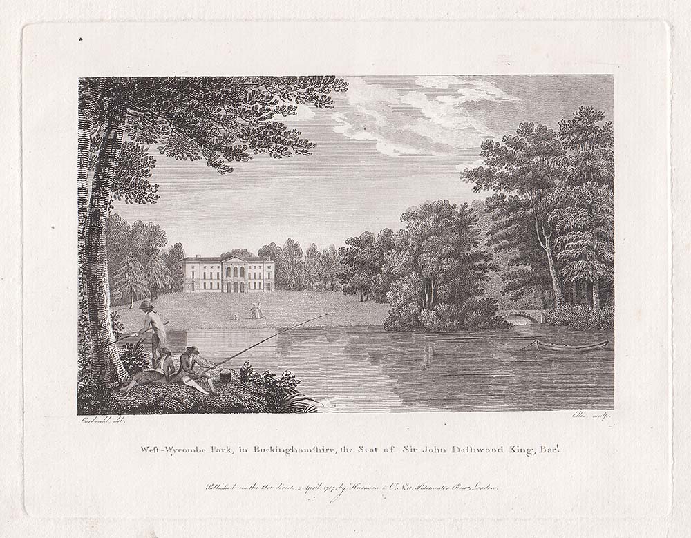 West Wycombe Park in Buckinghamshire the Seat of Sir John Dashwood King Bart