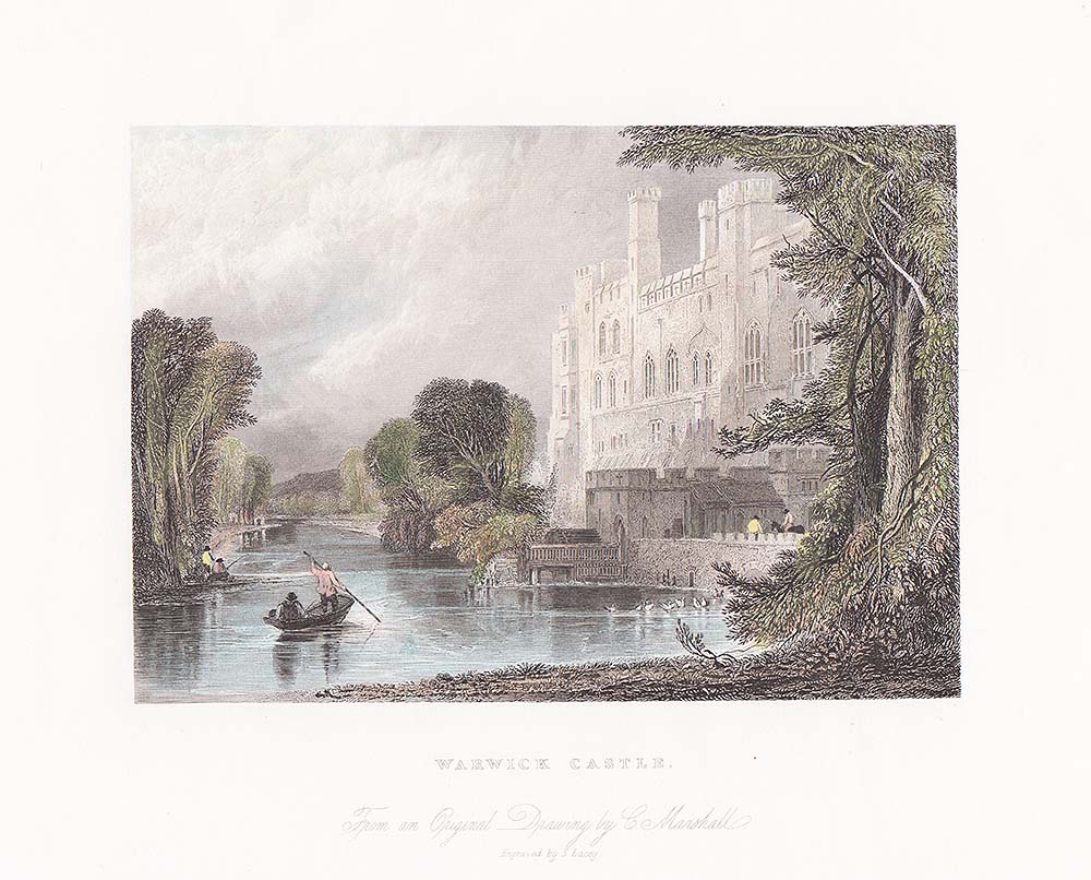 Warwick Castle From an original drawing by C Marshall