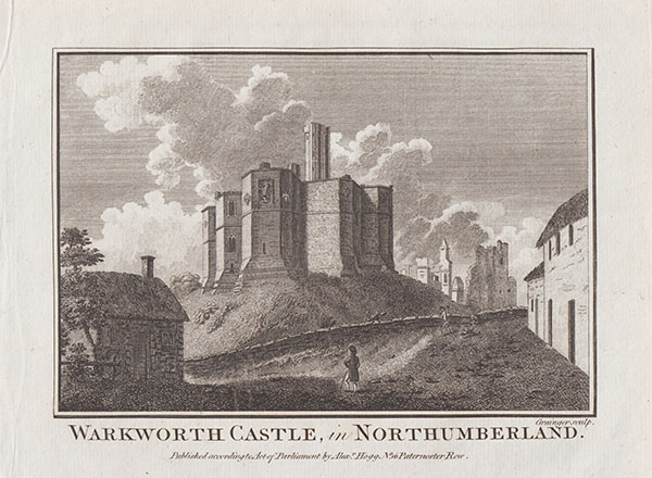 Warkworth Castle in Northumberland