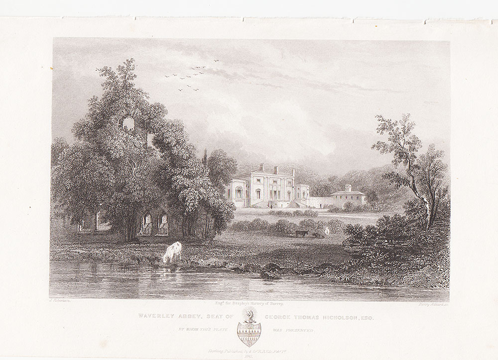 Waverley Abbey Seat of George Thomas Nicholson Esq 