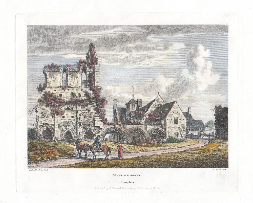 Wenlock Abbey, Shropshire.