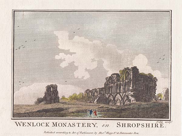 Wenlock Monastery in Shropshire 