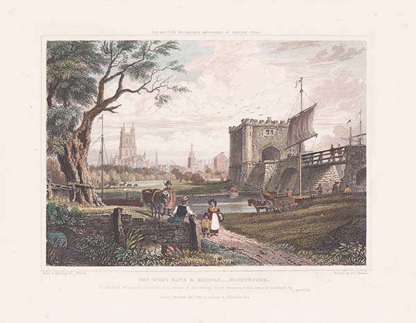 The West Gate and Bridge Gloucester 