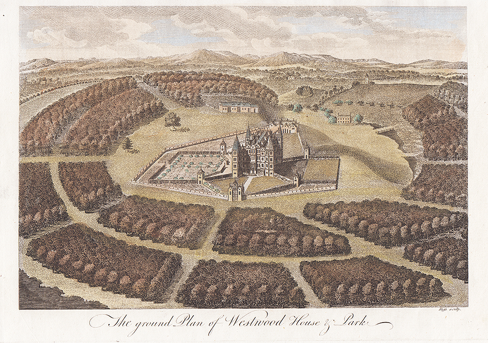 The Ground Plan of Westwood House & Park