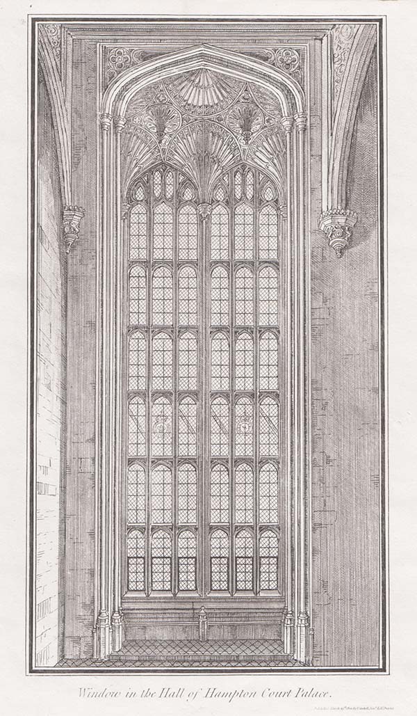 Window in the Hall of Hampton Court Palace