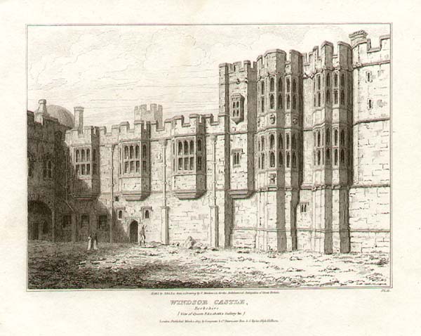 Windsor Castle - View of Queen Elizabeth's Gallery