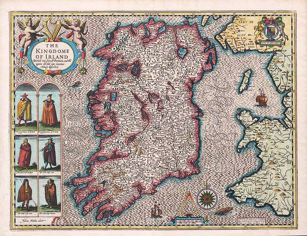 John Speed - The Kingdom of Ireland  (Latin Edition)