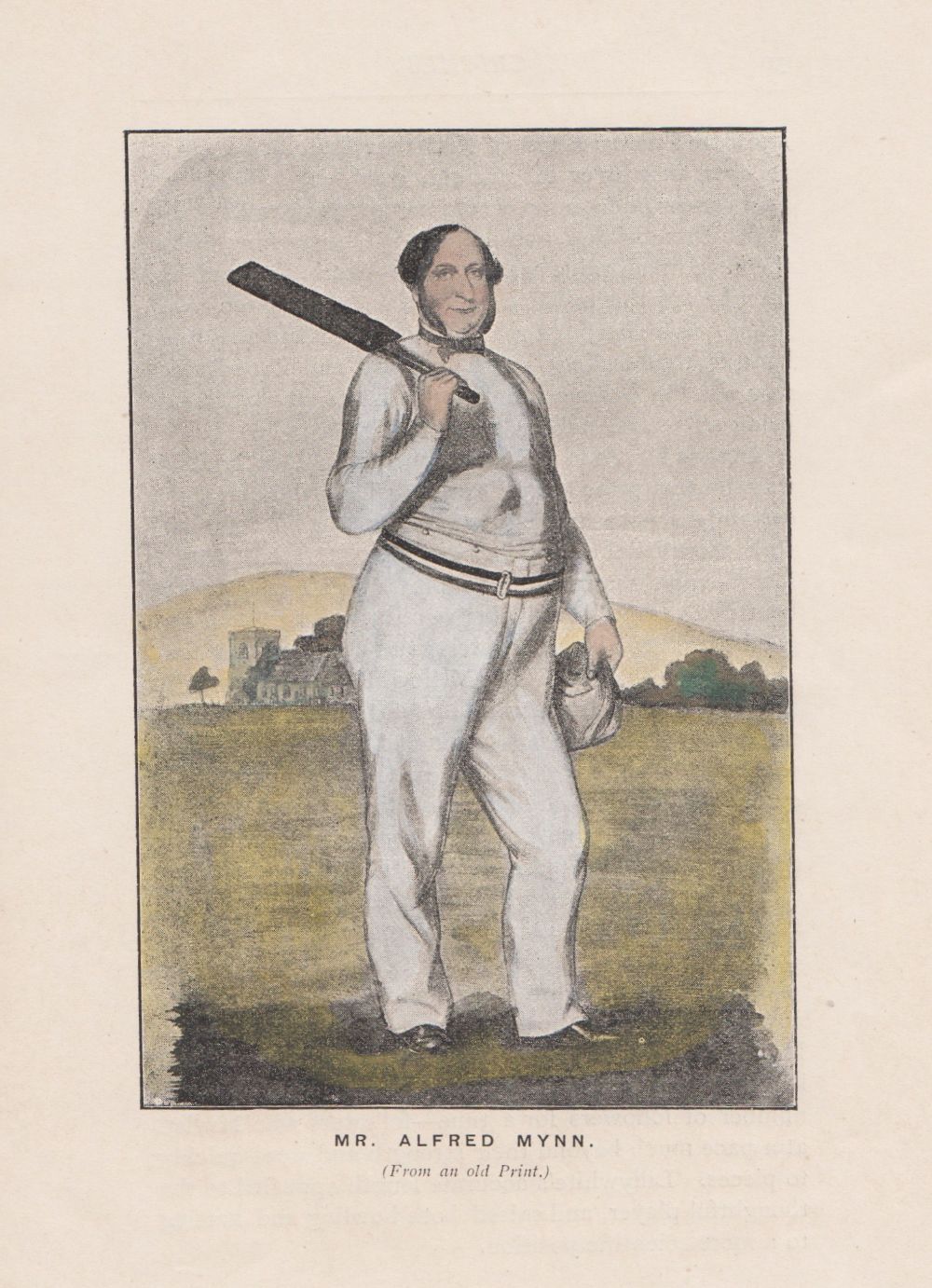 Mr Alfred Mynn. (From an old print)