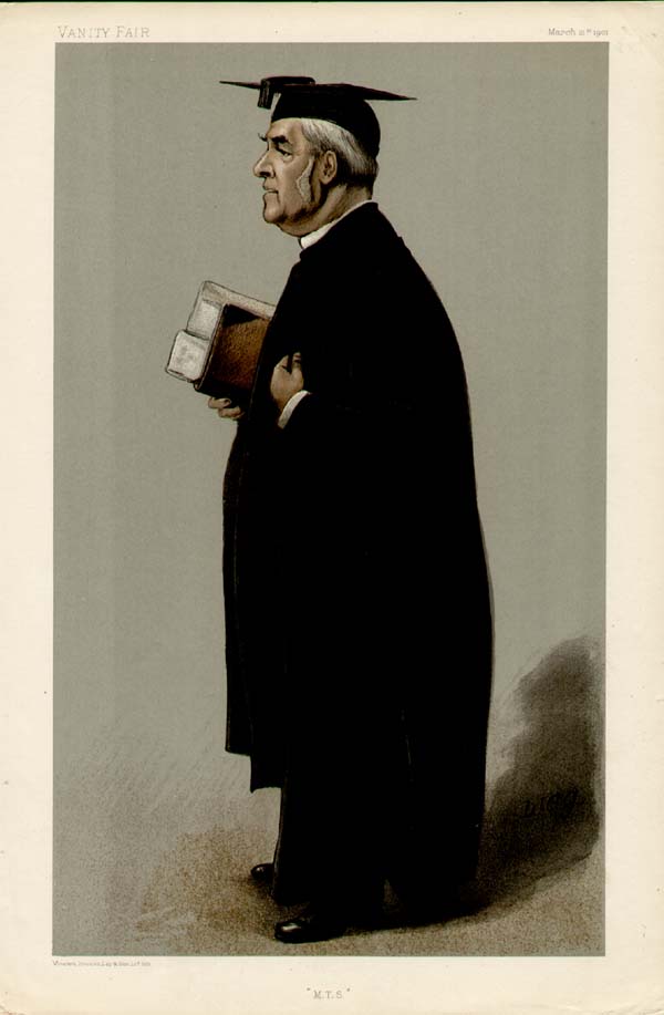 The Rev William Baker DD Head Teacher of The Merchant Taylor's School