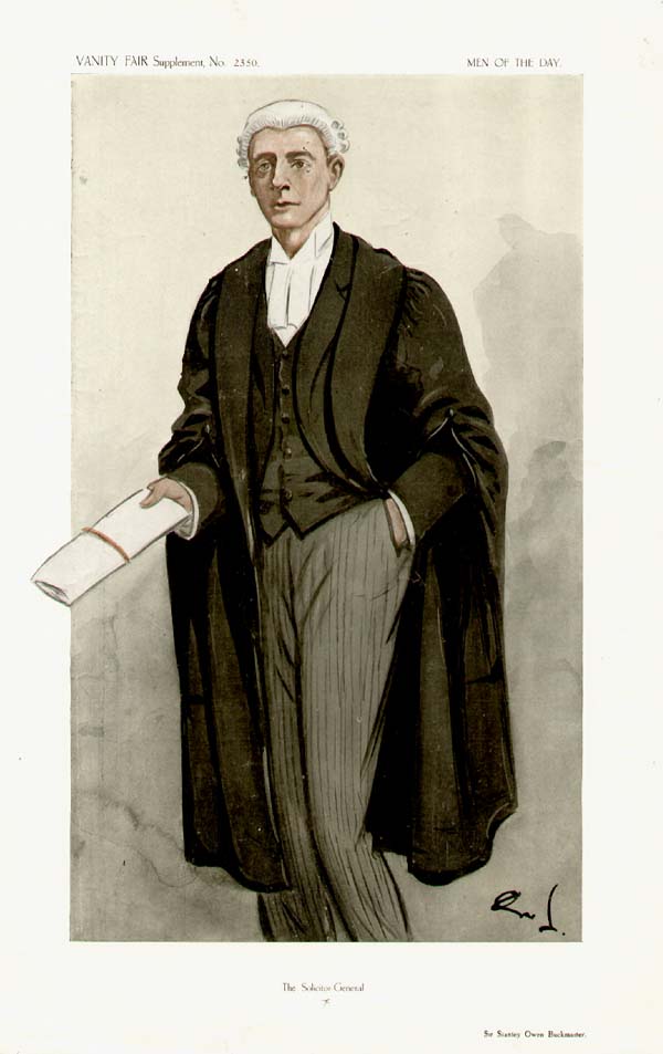 The Rt Hon Sir Stanley Owen Buckmaster